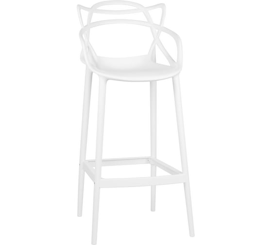 Стул барный DOBRIN MASTERS BAR (цвет сиденья белый (W-02)) LMZL-PP601C_P-W-02