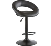 Стул барный DOBRIN MIRA BLACK (цвет сиденья черный, цвет основания черный)  LM-5001_B-M_EL-black