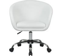 Офисное кресло для персонала DOBRIN BOBBY цвет белый LM-9500_CH-M_EL-white