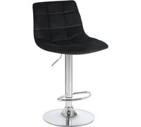 Стул барный DOBRIN TAILOR (цвет сиденья черный велюр (MJ9-101), цвет основания хром) LM-5017_CH-M_V-MJ9-101 34157581