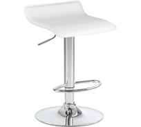 Стул барный DOBRIN TOMMY (цвет сиденья белый, цвет основания хром) LM-3013_CH-M_EL-white