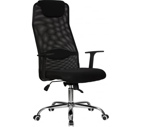 Офисное кресло для персонала DOBRIN WILSON цвет черный LMR-120BL_CH-M_MSH-black