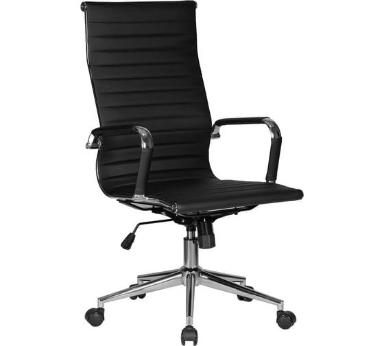 Офисное кресло для руководителей DOBRIN CLARK SIMPLE цвет черный LMR-101B_CH-M_EL-black