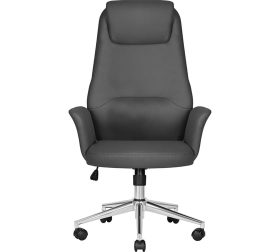 Офисное кресло для руководителей DOBRIN COLTON цвет серый LMR-126B_CH-M_EL-grey 1