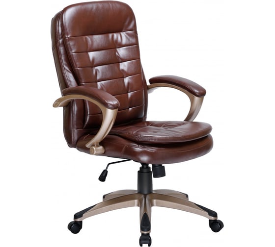 Офисное кресло для руководителей DOBRIN DONALD цвет коричневый LMR-106B_BG-P_EL-brown
