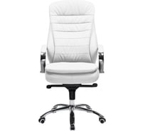 Офисное кресло для руководителей DOBRIN LYNDON цвет сиденья белый LMR-108F_CH-M_EL-white