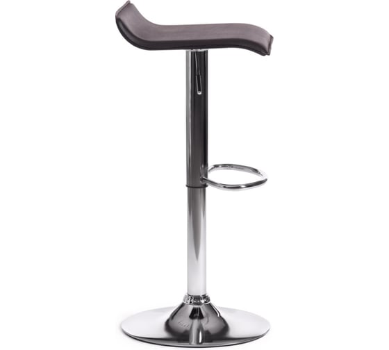 Стул барный Tetchair 2 шт KOST mod. KY509 металл, экокожа, 38x39x63-84 см, черный/хром 15089