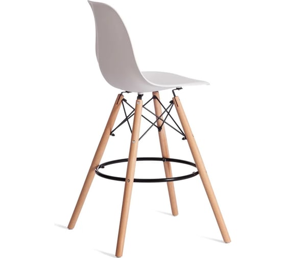 Стул барный Tetchair 4 шт Cindy Bar Chair mod. 80-1 дерево бук/металл/пластик, 50x51x109 см, White белый 70029/ натуральный 21240