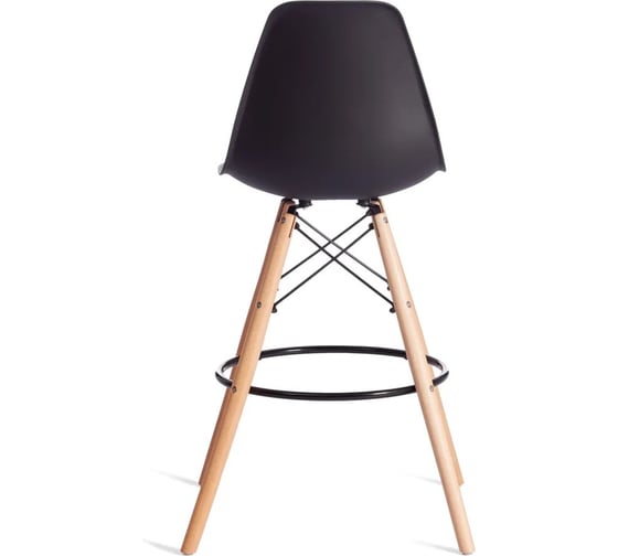 Стул барный Tetchair Cindy Bar Chair mod. 80-1, 1 шт в упаковке дерево бук/металл/пластик, 50x51x109 см, Black черный 3010/ натуральный 21635