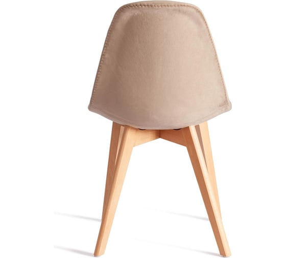 Стул Tetchair 4 шт CINDY SOFT mod. C1021F1-1 велюр/дерево бук, 55x48x83 см, коричневый HLR12, натуральный 21232