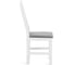 Стул Tetchair 2 шт CROSSMAN NEW, Многослойный березовый шпон, 41x40x100 см, white/велюр темно-серый 21626 4