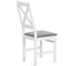 Стул Tetchair 2 шт CROSSMAN NEW, Многослойный березовый шпон, 41x40x100 см, white/велюр темно-серый 21626 5