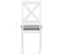 Стул Tetchair 2 шт CROSSMAN NEW, Многослойный березовый шпон, 41x40x100 см, white/велюр темно-серый 21626 6
