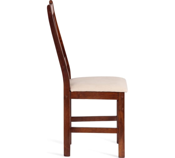 Стул Tetchair 2 шт CROSSMAN NEW, Многослойный березовый шпон, 41x40x100 см, cappuchino/велюр бежевый 21625