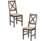 Стул Tetchair 2 шт CROSSMAN NEW, Многослойный березовый шпон, 41x40x100 см, cappuchino/велюр бежевый 21625 1