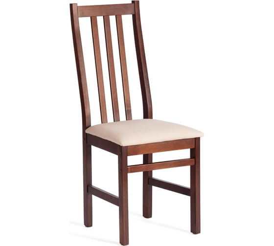 Стул Tetchair 2 шт SWEDEN NEW, Многослойный березовый шпон, 41x40x99 см, cappuchino/велюр бежевый 21623