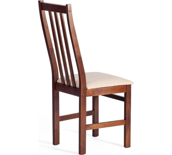 Стул Tetchair 2 шт SWEDEN NEW, Многослойный березовый шпон, 41x40x99 см, cappuchino/велюр бежевый 21623