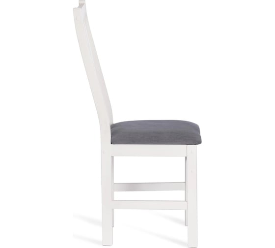 Стул Tetchair 2 шт SWEDEN NEW, Многослойный березовый шпон, 41x40x99 см, white/велюр темно-серый 21624