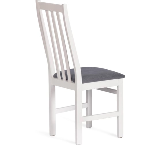 Стул Tetchair 2 шт SWEDEN NEW, Многослойный березовый шпон, 41x40x99 см, white/велюр темно-серый 21624