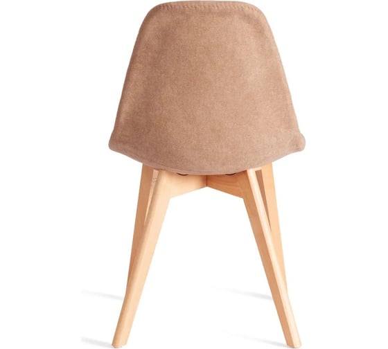 Стул Tetchair 4 шт CINDY SOFT mod. C1021F1-1 фактурный велюр/дерево бук, 55x48x83 см, Бежевый LY1701-4, натуральный 21234
