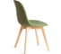 Стул Tetchair CINDY SOFT mod. C1021F1-1, 1 шт в упаковке фактурный велюр/дерево бук, 55x48x83 см, Зеленый LY1701-7, натуральный 21580 3