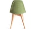Стул Tetchair CINDY SOFT mod. C1021F1-1, 1 шт в упаковке фактурный велюр/дерево бук, 55x48x83 см, Зеленый LY1701-7, натуральный 21580 4