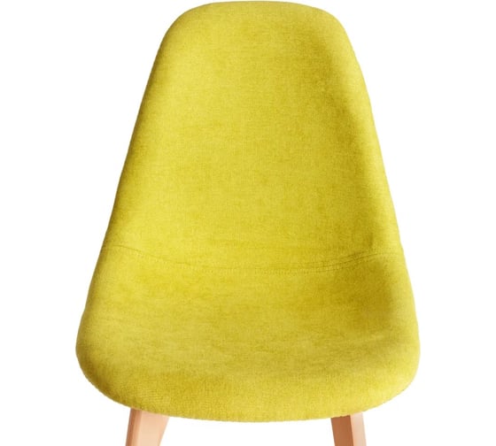 Стул Tetchair CINDY SOFT mod. C1021F1-1, 1 шт в упаковке фактурный велюр/дерево бук, 55x48x83 см, Светло-зеленый LY1701-8, натуральный 21581