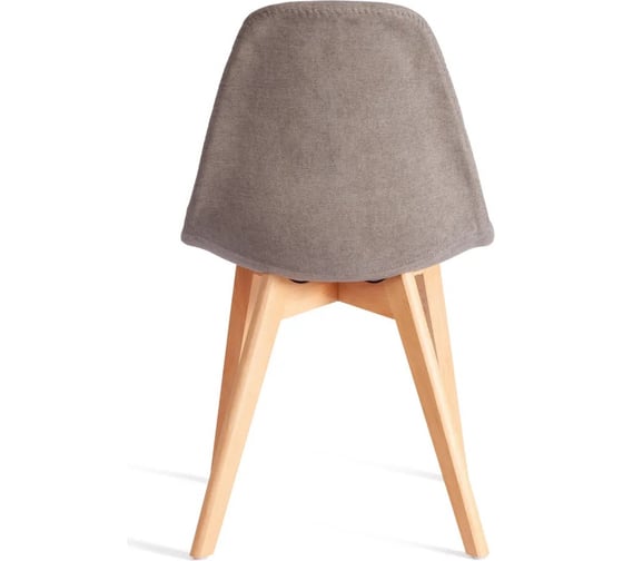 Стул Tetchair CINDY SOFT mod. C1021F1-1, 1 шт в упаковке фактурный велюр/дерево бук, 55x48x83 см, Серый LY1701-26, натуральный 21582