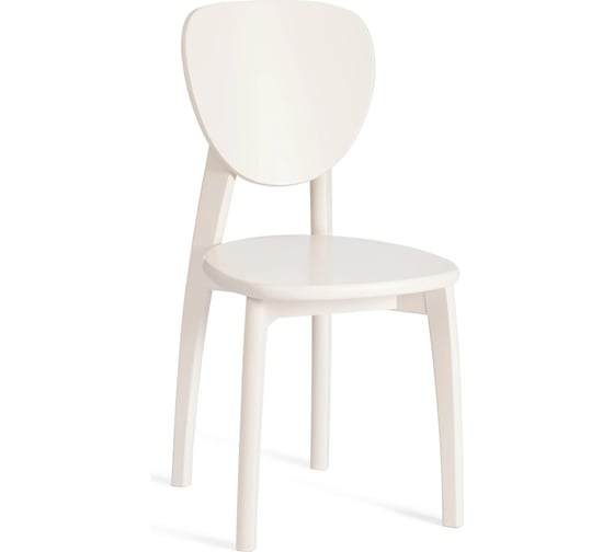 Стул Tetchair 2 шт DIAMANTE жесткое сидение бук, 42x42x85 см, ivory white 20648
