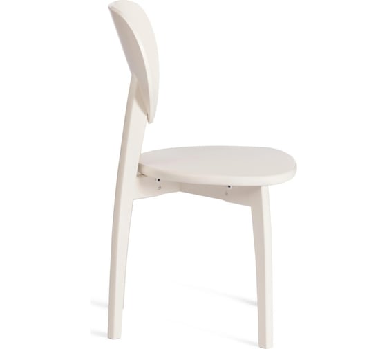 Стул Tetchair 2 шт DIAMANTE жесткое сидение бук, 42x42x85 см, ivory white 20648