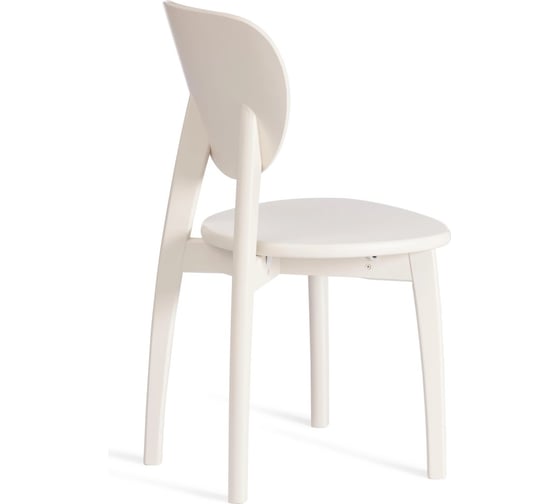 Стул Tetchair 2 шт DIAMANTE жесткое сидение бук, 42x42x85 см, ivory white 20648