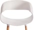Стул Tetchair 4 шт QXX mod. C1058-1 пластик/дерево, 60x53x81 см, White белый 70029/ натуральный 21245 5