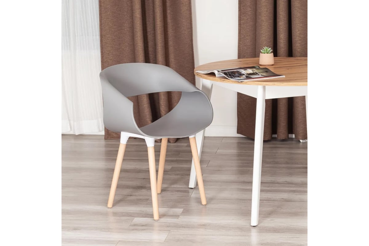 Стул Tetchair QXX mod. C1058-1, 1 шт в упаковке пластик/дерево ...