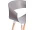 Стул Tetchair QXX mod. C1058-1, 1 шт в упаковке пластик/дерево, 60x53x81 см, Grey серый 92717, натуральный 21656 6