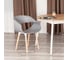 Стул Tetchair QXX mod. C1058-1, 1 шт в упаковке пластик/дерево, 60x53x81 см, Grey серый 92717, натуральный 21656 8
