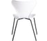 Стул Tetchair 5 шт Jacobsen mod DC 102-1 пластик/металл, 45x54.5x80 см, White белый, Black черный 21265 4