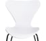 Стул Tetchair 5 шт Jacobsen mod DC 102-1 пластик/металл, 45x54.5x80 см, White белый, Black черный 21265 5