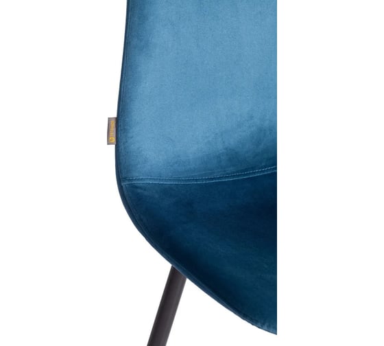 Стул Tetchair BREEZE mod. JSC-58, 1 шт в упаковке Велюр/металл, 44x53x86 см, Blue синий HLR63, черный 21554