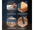 Стул Tetchair 4 шт BREEZE mod. JSC-58 Велюр/металл, 44x53x86 см, brown коричневый HLR12, черный 21132 5