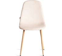 Стул Tetchair 4 шт BREEZE mod. JSC-58 Велюр/металл, 44x53x86 см, Creamy кремовый HLR 5, натуральный 21215