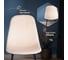 Стул Tetchair 4 шт BREEZE mod. JSC-58 Велюр/металл, 44x53x86 см, creamy кремовый HLR 5, черный 21133 8