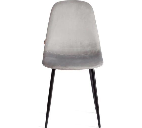 Стул Tetchair BREEZE mod. JSC-58, 1 шт в упаковке Велюр/металл, 44x53x86 см, Dark grey темно-серый HLR24, черный 21562 1