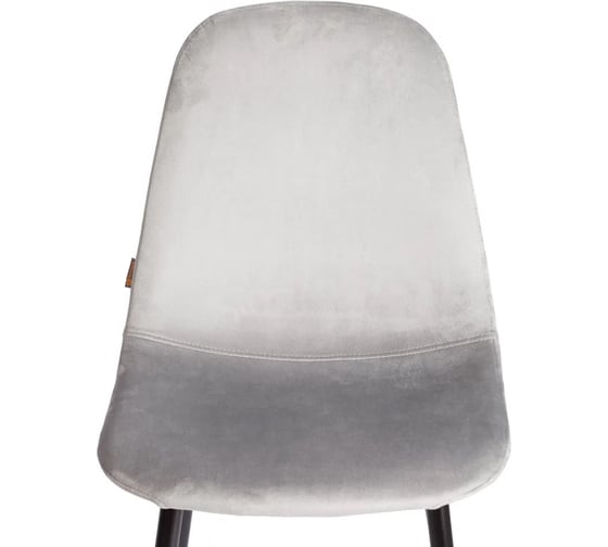 Стул Tetchair BREEZE mod. JSC-58, 1 шт в упаковке Велюр/металл, 44x53x86 см, Dark grey темно-серый HLR24, черный 21562