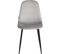 Стул Tetchair 4 шт BREEZE mod. JSC-58 Велюр/металл, 44x53x86 см, Dark grey темно-серый HLR24, черный 21204