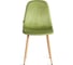 Стул Tetchair BREEZE mod. JSC-58, 1 шт в упаковке Велюр/металл, 44x53x86 см, Green зеленый HLR54, натуральный 21563 1
