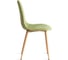 Стул Tetchair BREEZE mod. JSC-58, 1 шт в упаковке Велюр/металл, 44x53x86 см, Green зеленый HLR54, натуральный 21563 2