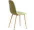 Стул Tetchair BREEZE mod. JSC-58, 1 шт в упаковке Велюр/металл, 44x53x86 см, Green зеленый HLR54, натуральный 21563 3