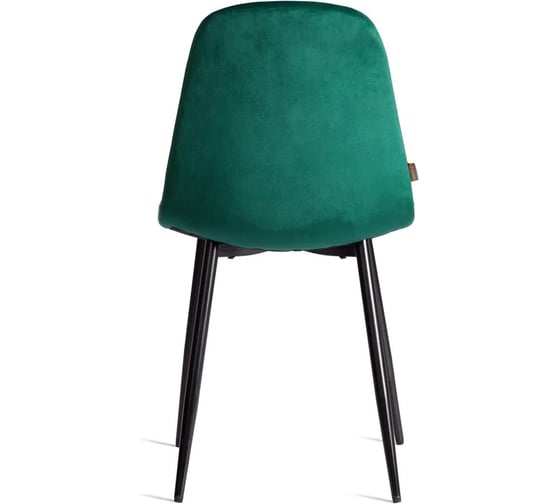 Стул Tetchair BREEZE mod. JSC-58, 1 шт в упаковке Велюр/металл, 44x53x86 см, Green зеленый HLR56, черный 21564