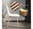 Стул Tetchair 4 шт BREEZE mod. JSC-58 Велюр/металл, 44x53x86 см, Light beige светло-бежевый HLR1, натуральный 21211 4