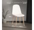 Стул Tetchair 4 шт BREEZE mod. JSC-58 Велюр/металл, 44x53x86 см, Light beige светло-бежевый HLR1, натуральный 21211 9